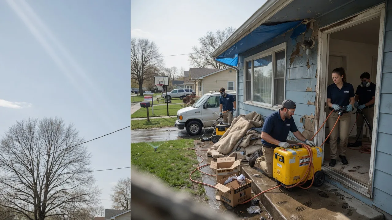 Basement Flood Cleanup in Dover, IL near me